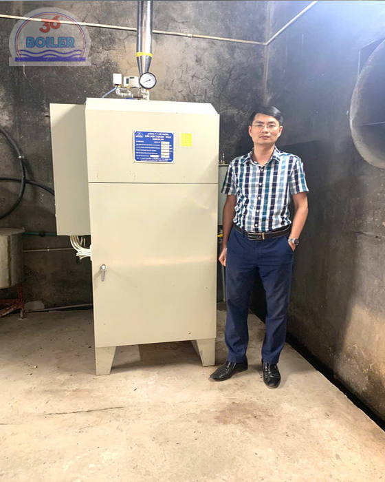 Electric boiler with 190 kg/h steam capacity